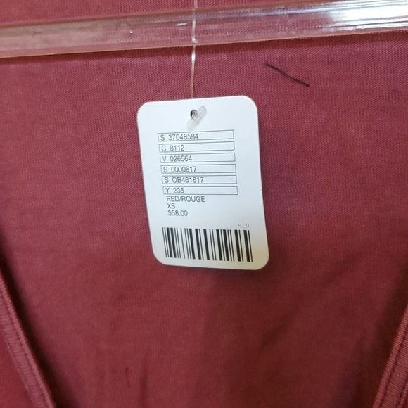 NWT Free People burgundy top - Picture 4 of 5